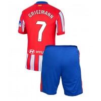 Camisa de time de futebol Atletico Madrid Antoine Griezmann #7 Replicas 1º Equipamento Infantil 2024-25 Manga Curta (+ Calças curtas)